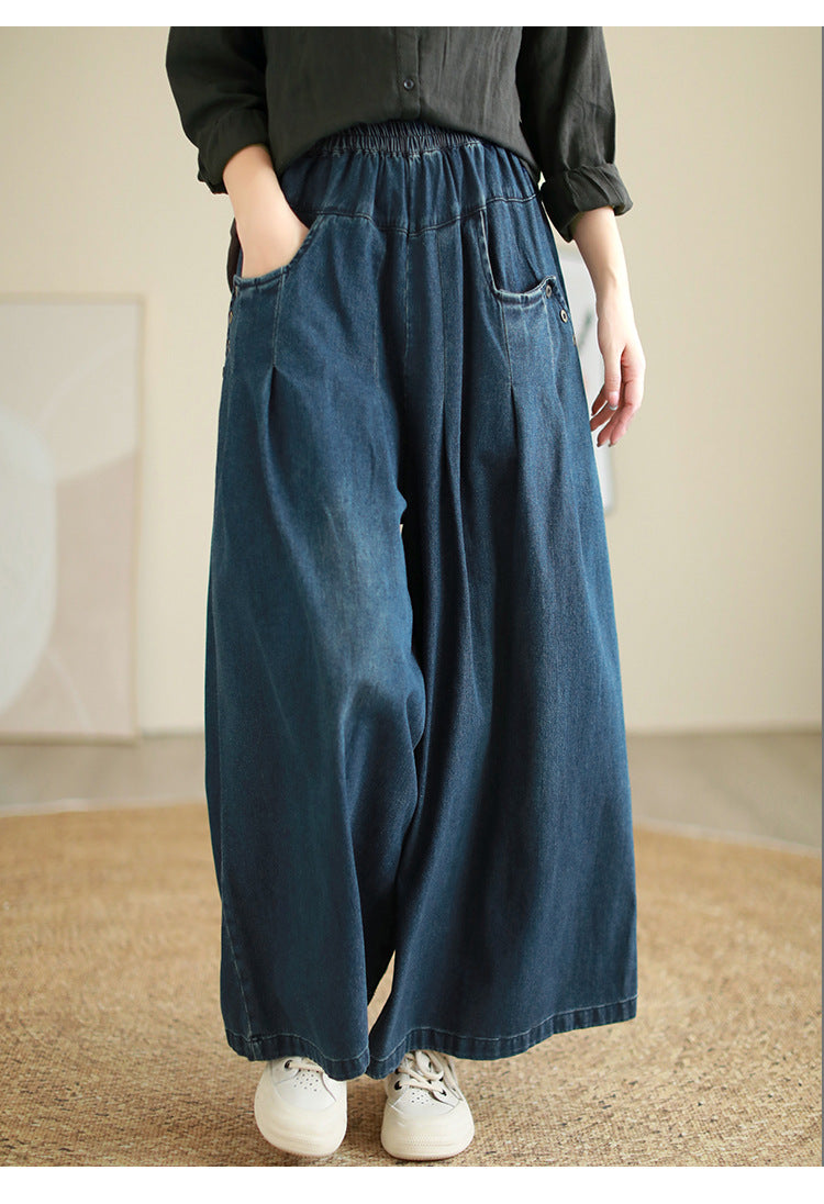 LP | Pantaloni larghi semplici e traspiranti