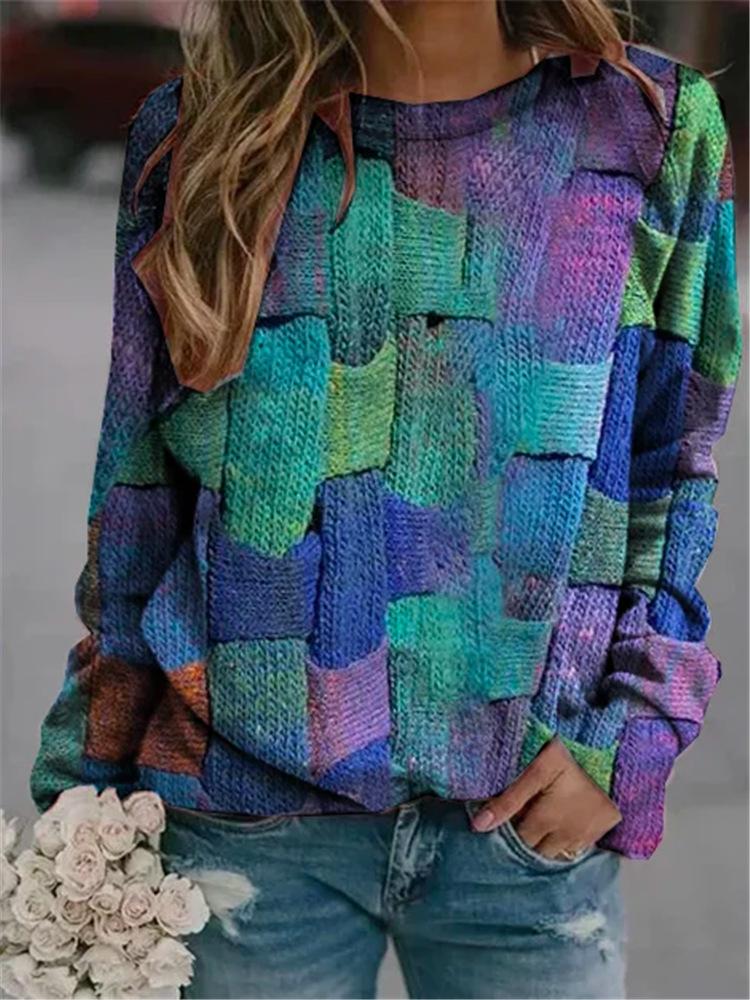 LP | Maglia strutturata patchwork