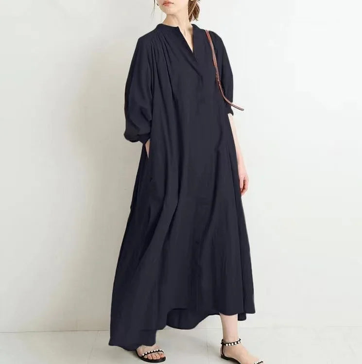 LP | Abito camicia vintage a maniche lunghe