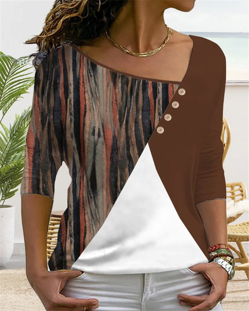 LP | MirtesShirt I Maglietta con scollo a V per donna