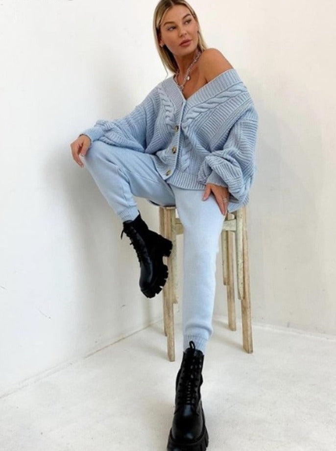 LP | AnneliesSet I Comodo set da donna in due pezzi I Gilet e pantaloni