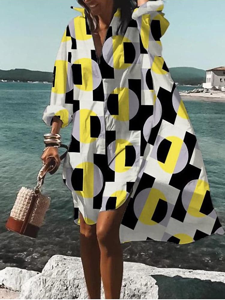 LP | Abito colorato e largo con motivi estivi