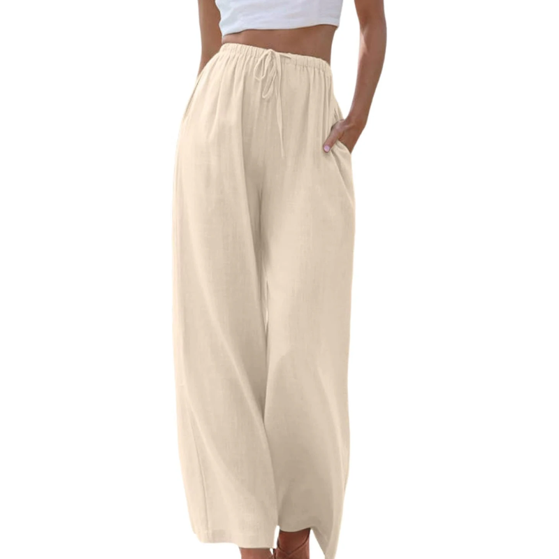 LP | Pantaloni a vita alta e gamba larga