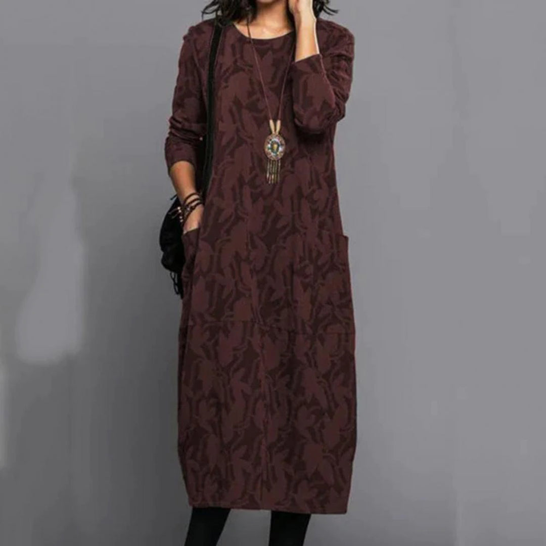 LP | Abito midi casual a maniche lunghe