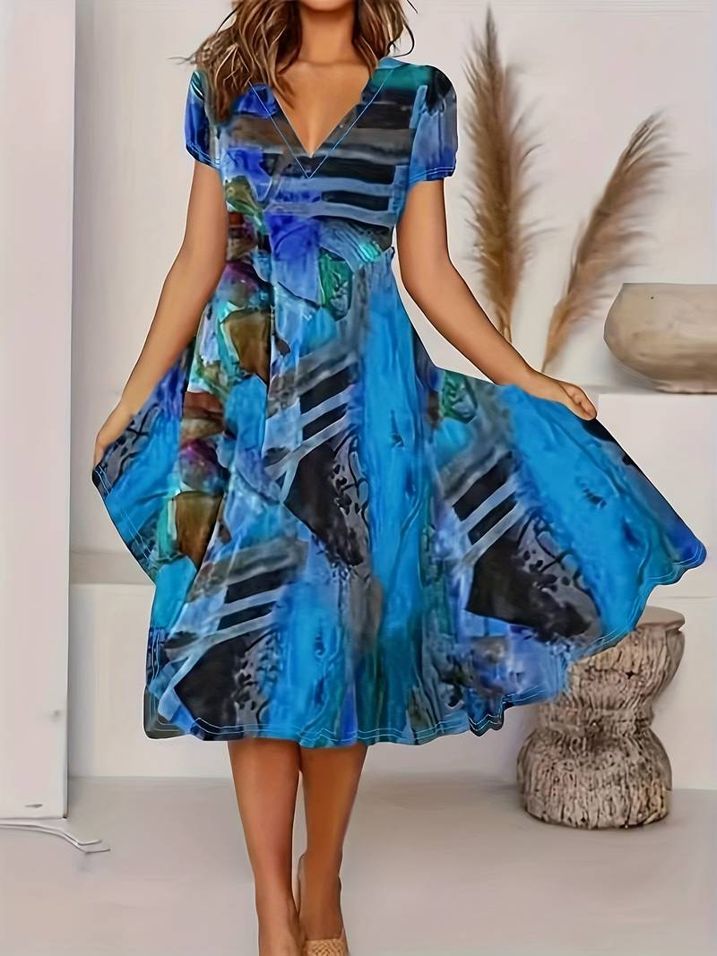 LP | Abito boho estivo con scollatura a V