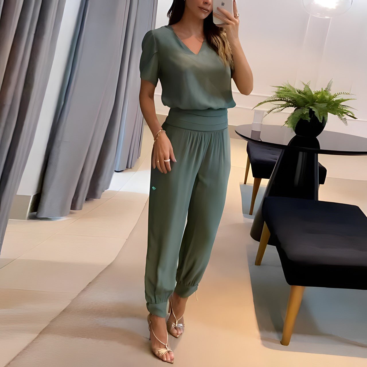 LP | Alexandra - Set trendy con camicetta e pantaloni