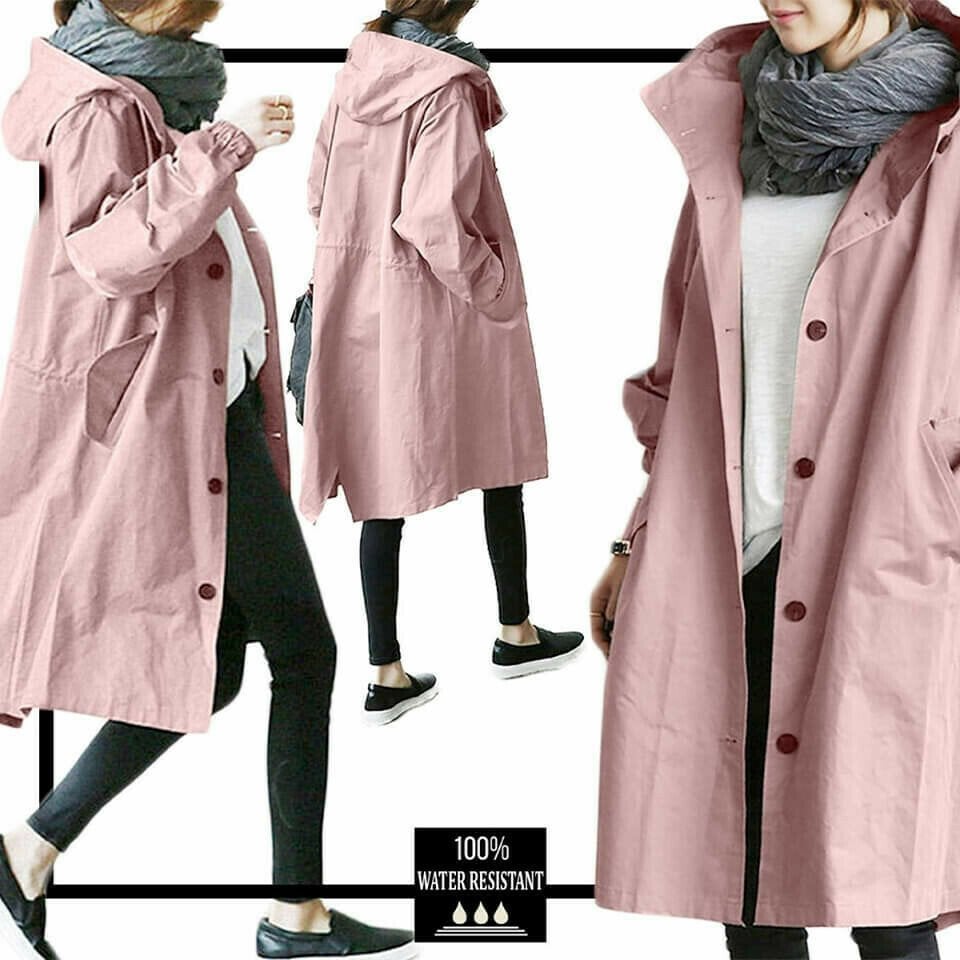 LP | Trench elegante, monocolore e largo