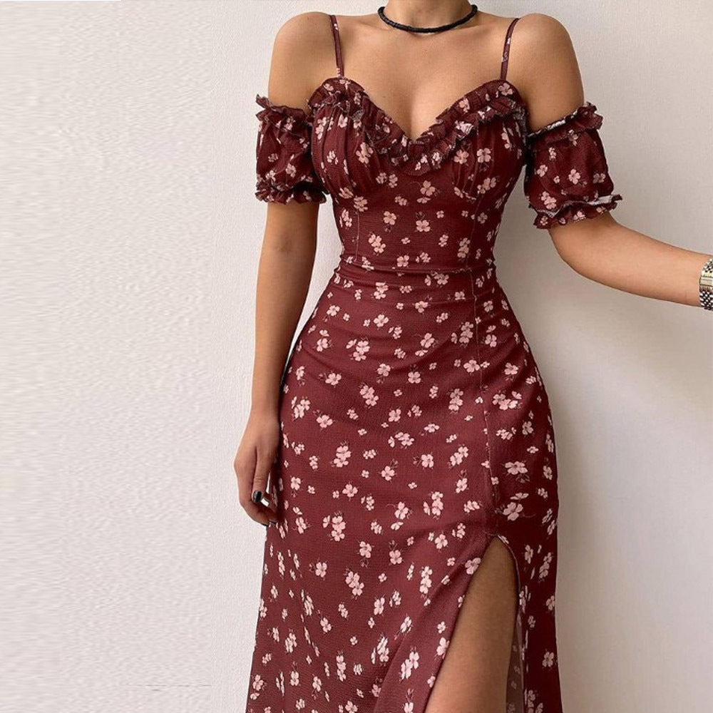 LP | Abito da cocktail con scollo a V