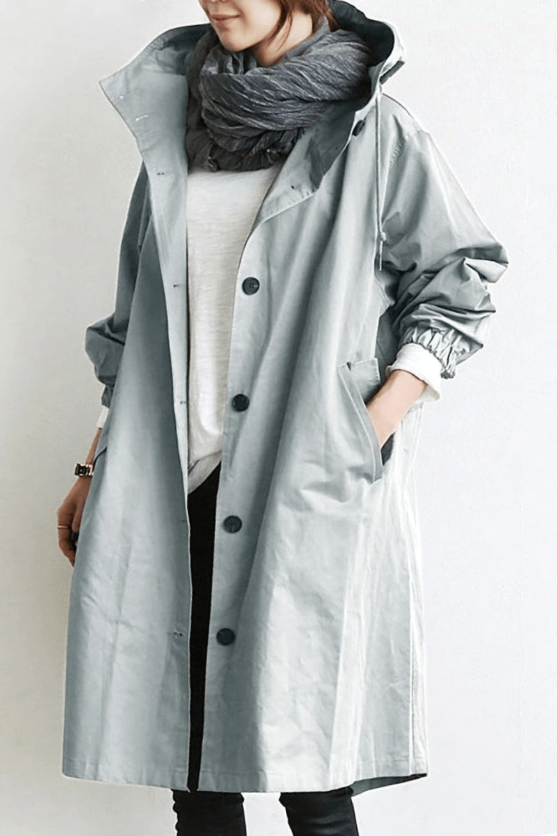 LP | Trench elegante, monocolore e largo
