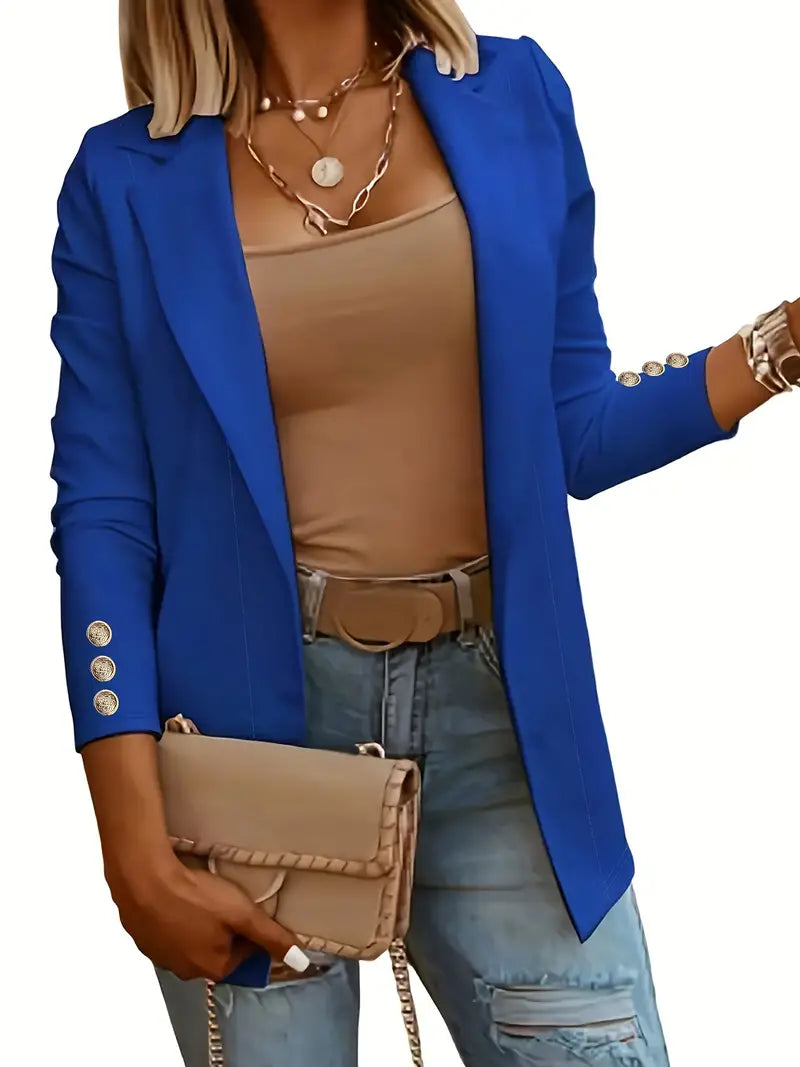 LP | blazer elegante a maniche lunghe per la primavera