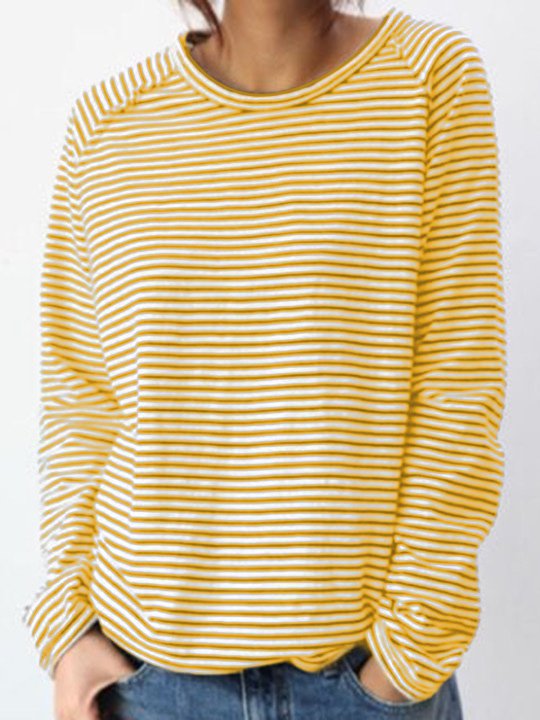 LP | Maglia casual a maniche lunghe a righe