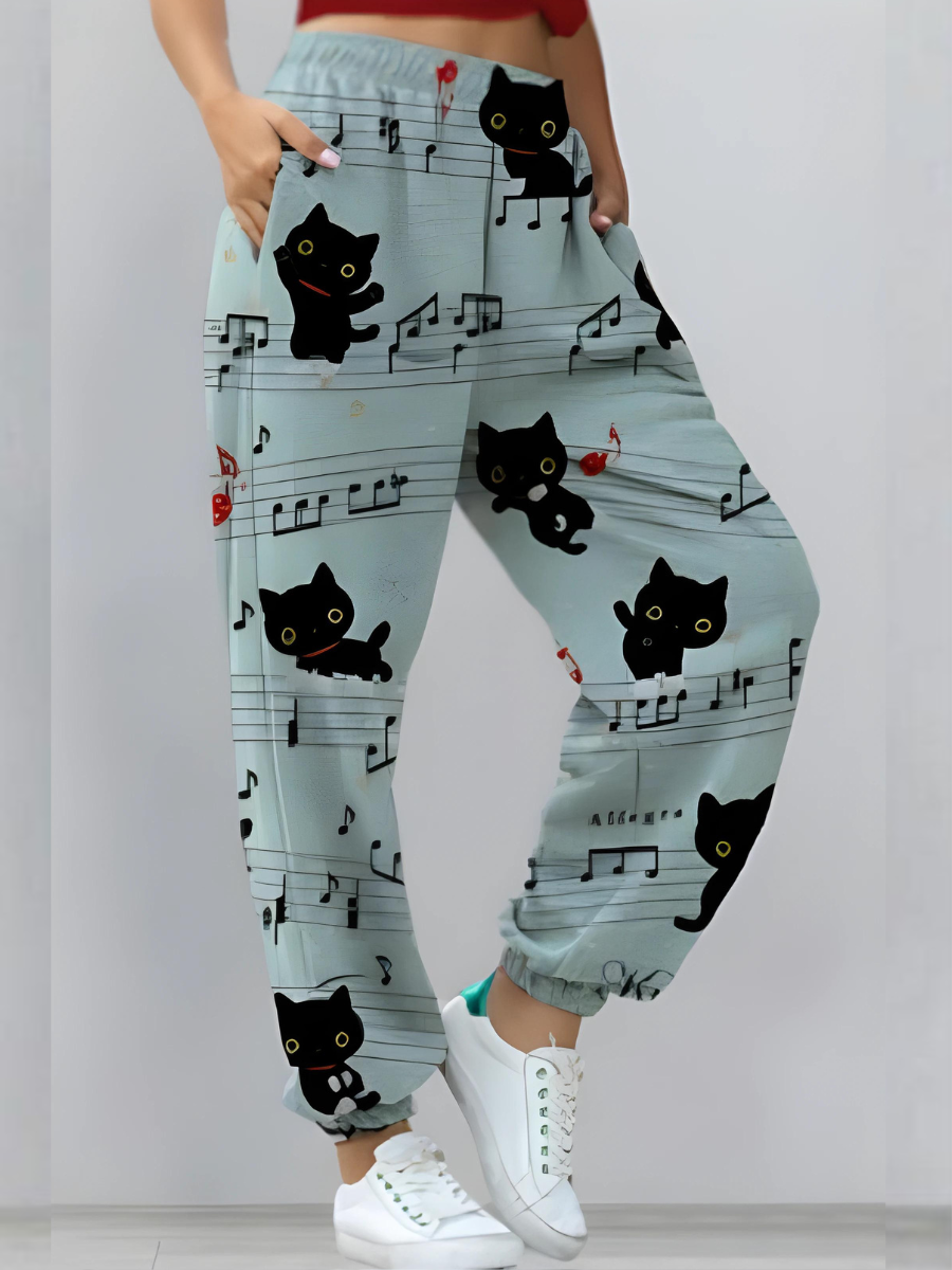 LP | Pantaloni stampati streetwear chic e alla moda