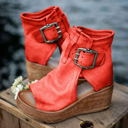 LP | Sandali con zeppa Boho