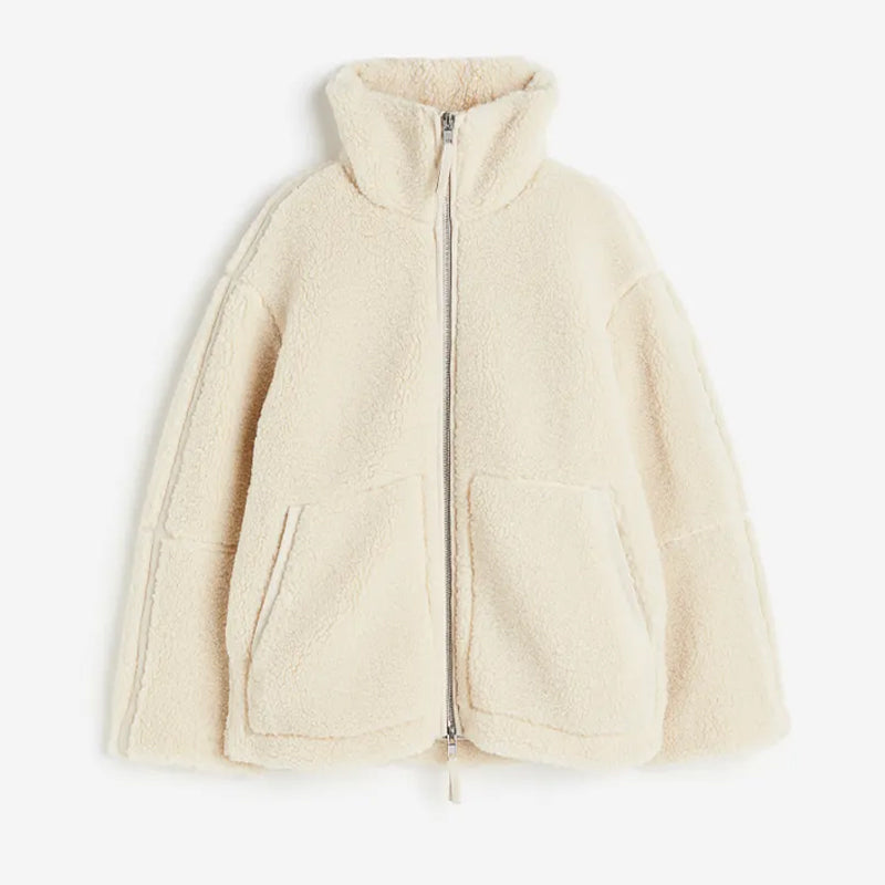 LP | Calda giacca in pile con zip per donna