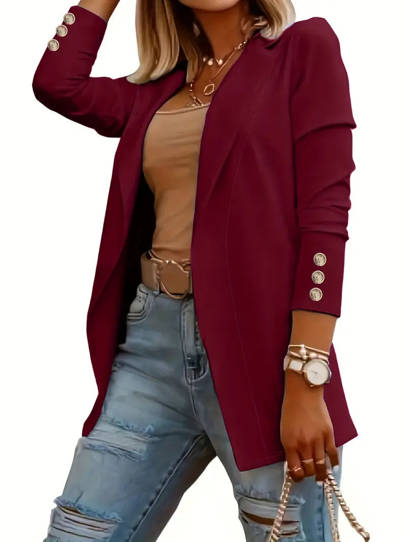 LP | blazer elegante a maniche lunghe per la primavera