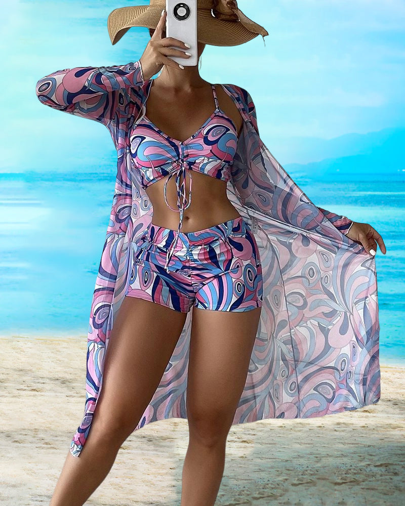 LP | Costume da bagno 3 pezzi a fantasia