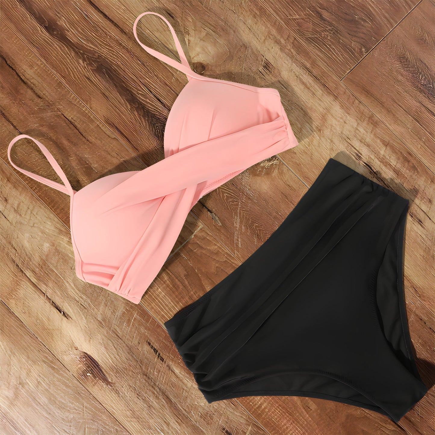LP | Bikini a vita alta con top twist front