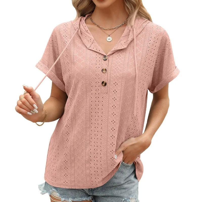 LP | Camicetta casual con scollo a V