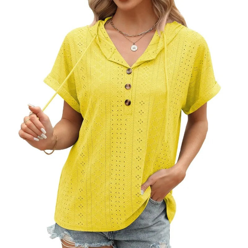 LP | Camicetta casual con scollo a V