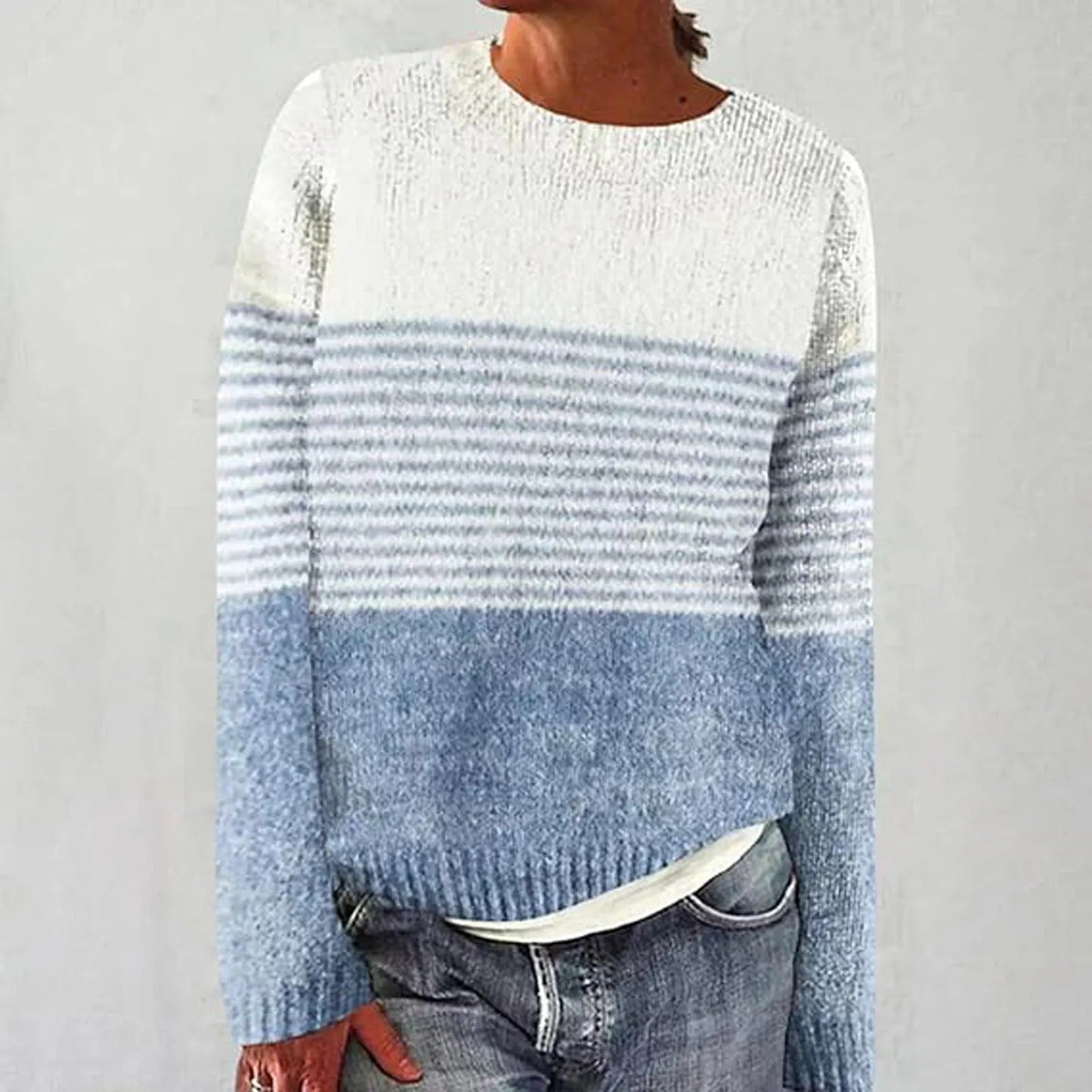 LP | Maglia colorblock con maniche a righe