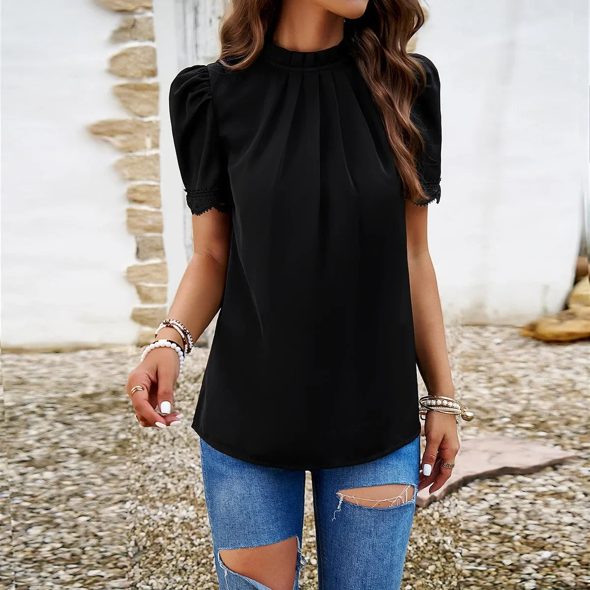 LP | Top a pieghe chic