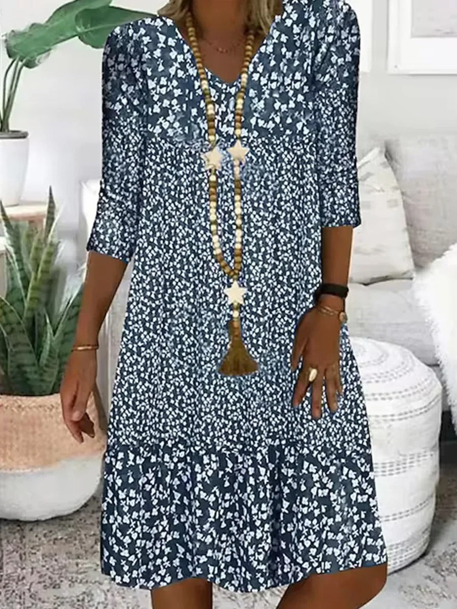 LP | Abito midi con scollo a V
