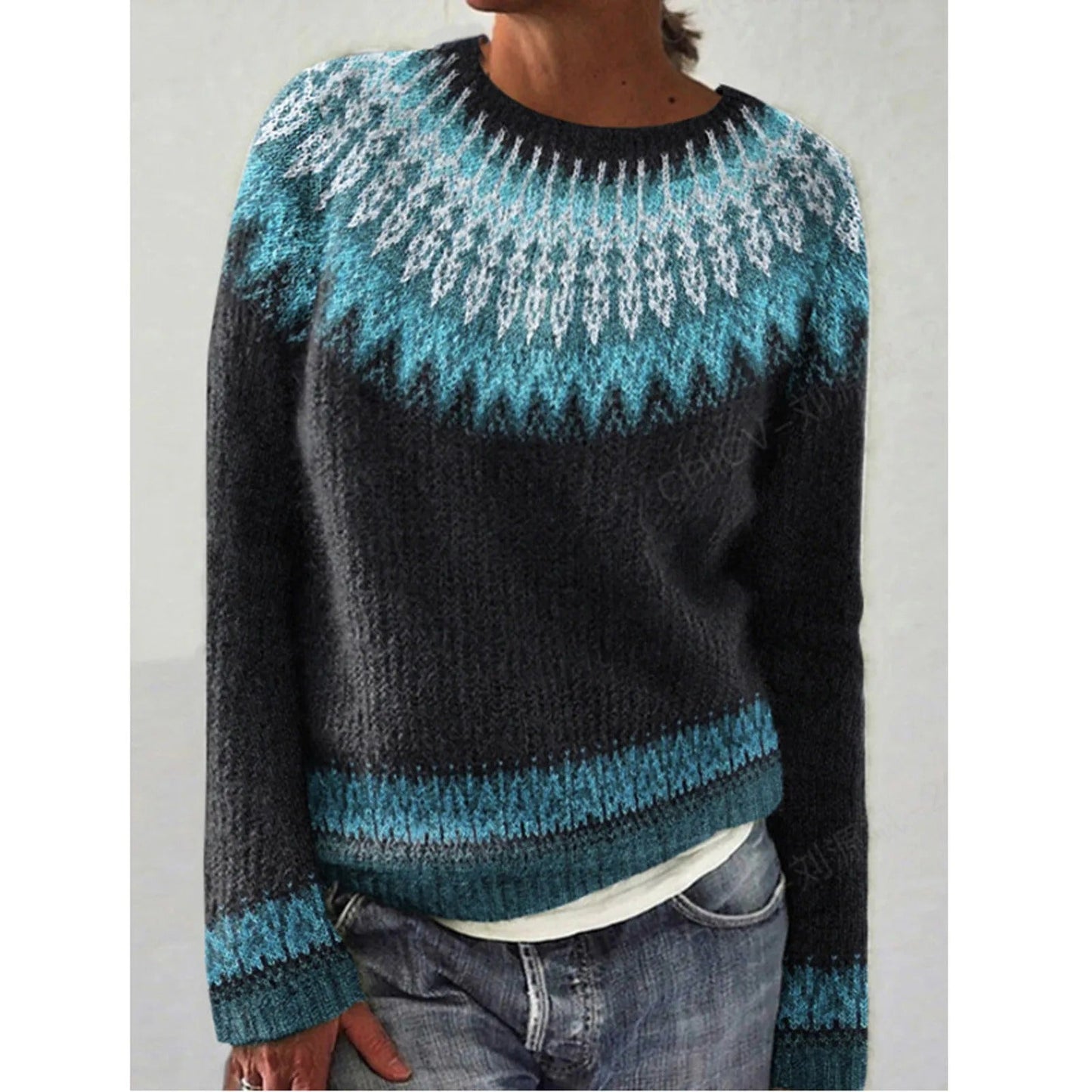 LP | Maglia colorblock con maniche a righe