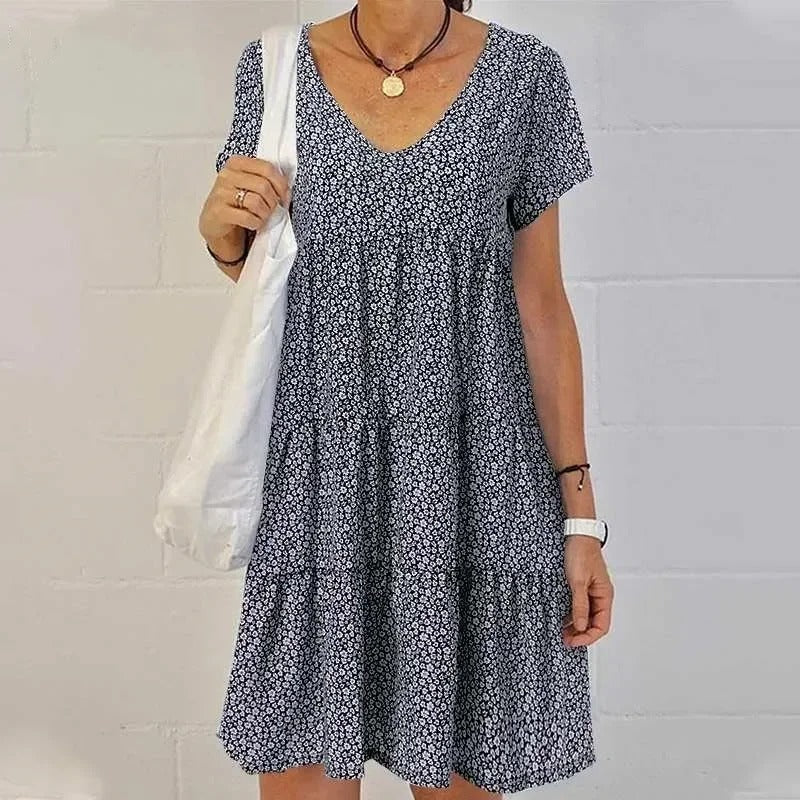 LP | Abito midi con scollo a V