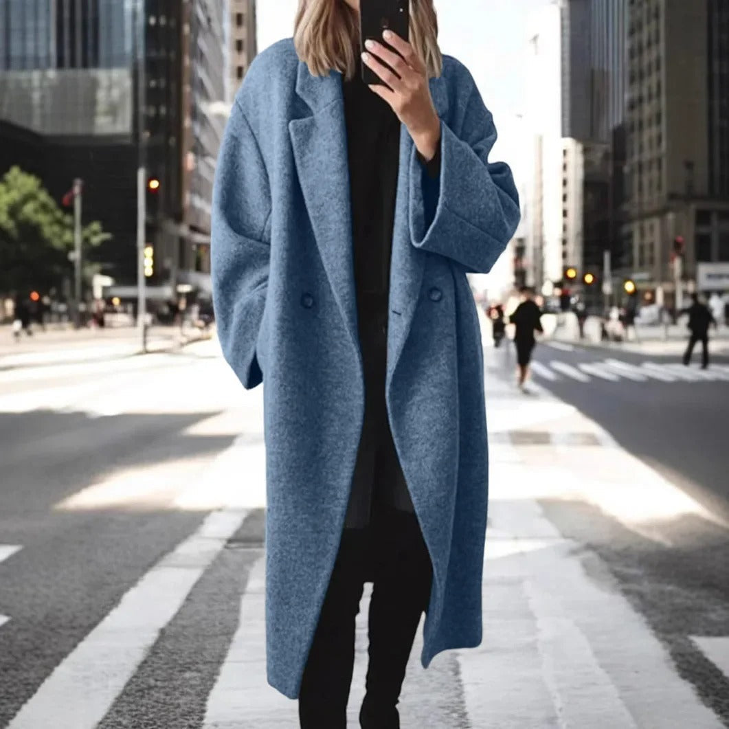 LP | Cappotto lungo e oversize in misto lana