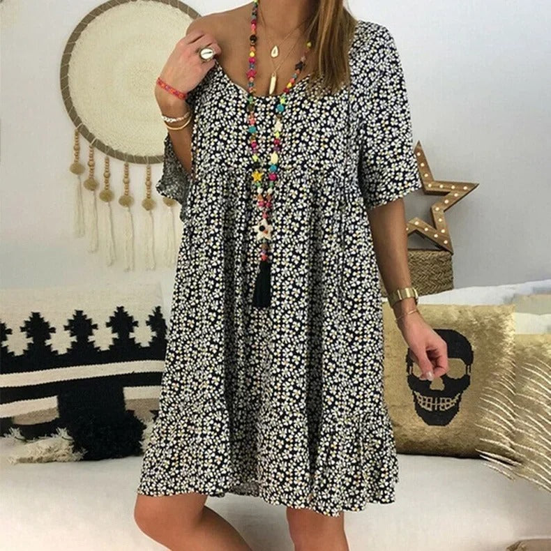LP | Abito midi con scollo a V