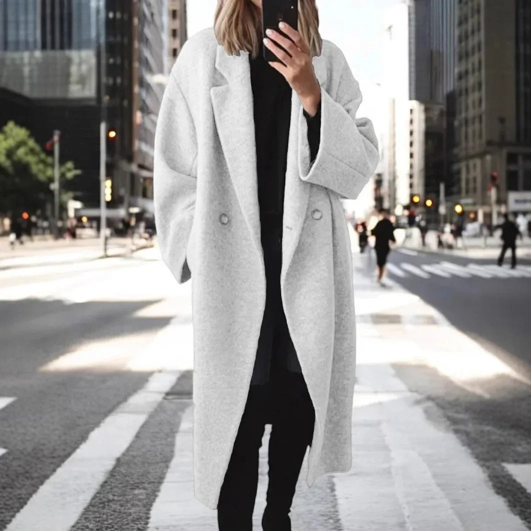 LP | Cappotto lungo e oversize in misto lana