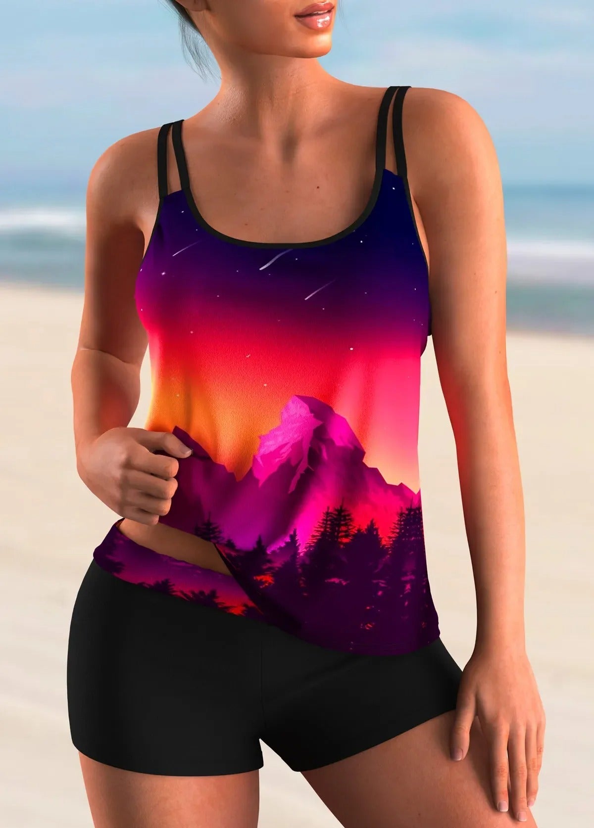 LP | Tankini ombreggiato a fiori