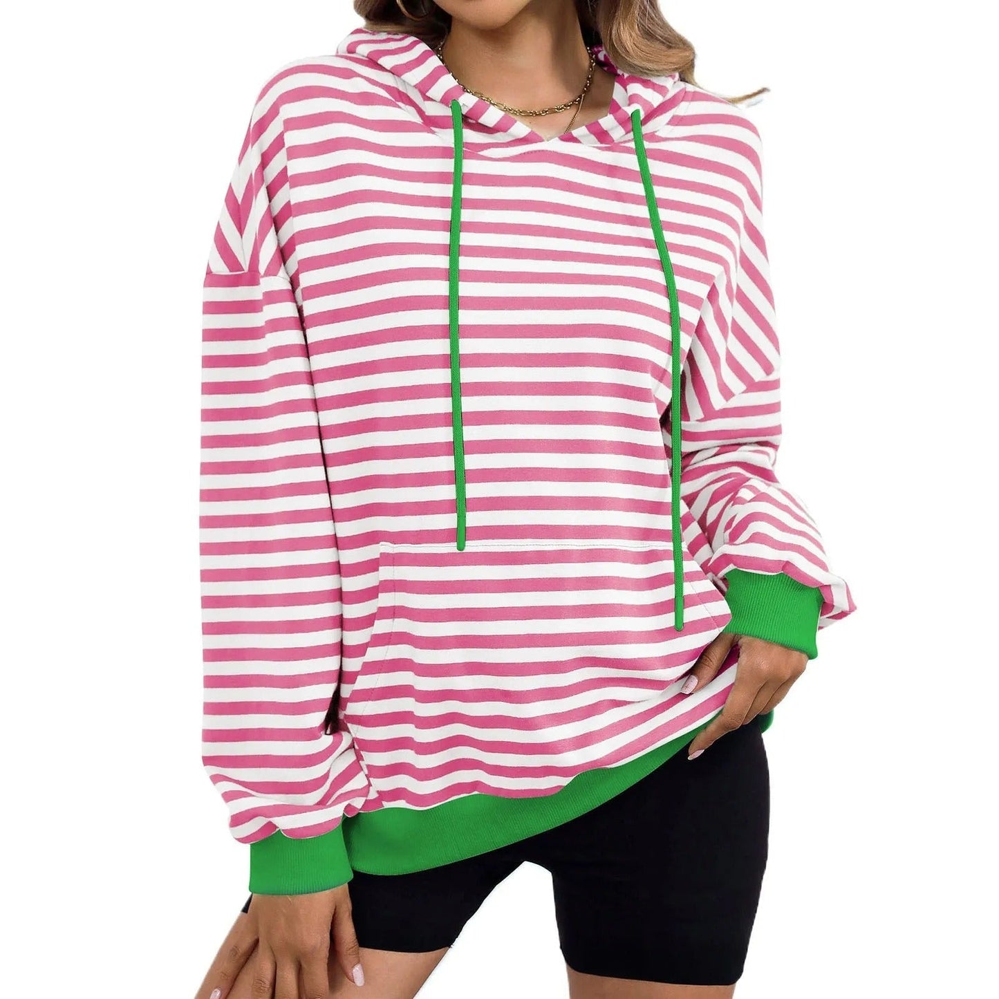 LP | Felpa casual a righe