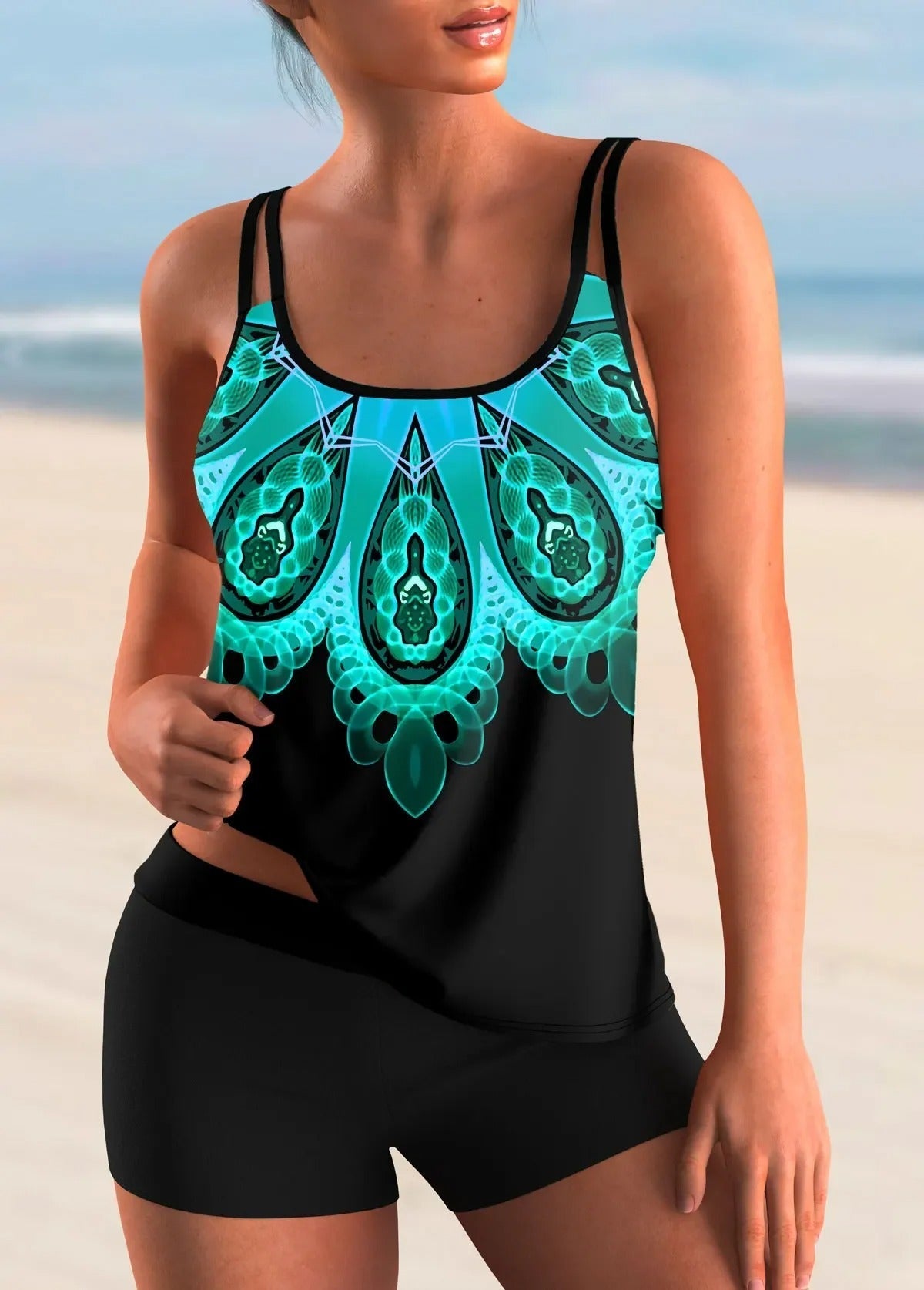 LP | Tankini ombreggiato a fiori