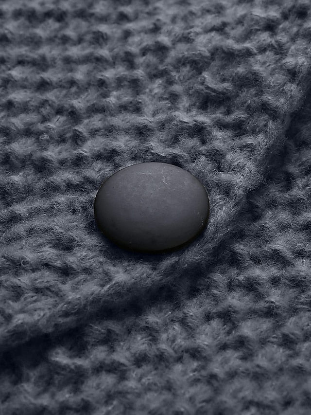 LP | Cardigan con cappuccio in maglia grossa