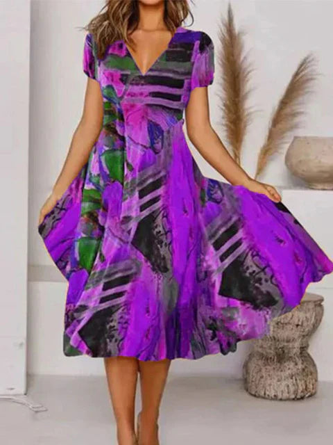 LP | Abito boho estivo con scollatura a V
