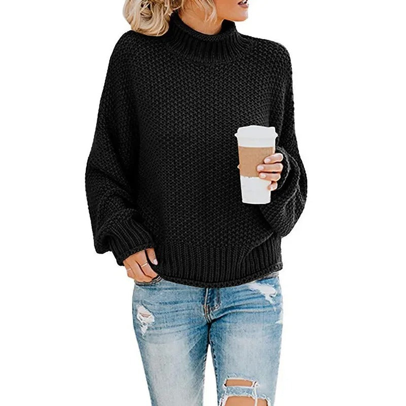 LP | Accogliente pullover oversize con scollo a tartaruga