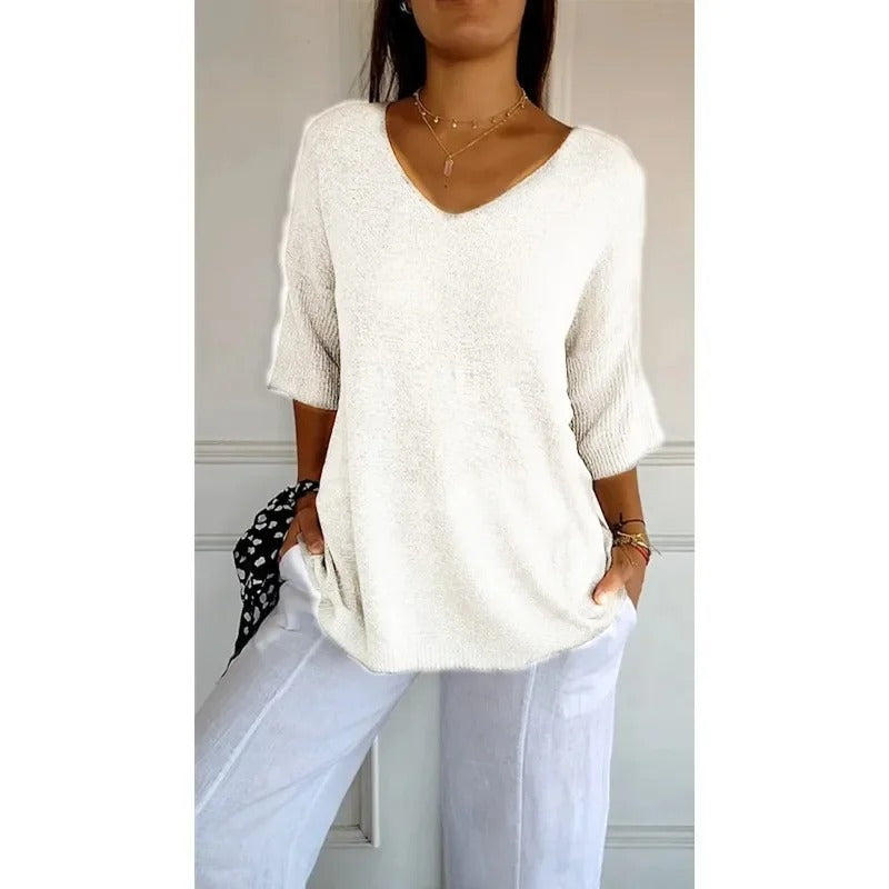 LP | Camicia con scollo a V