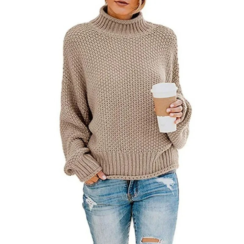 LP | Accogliente pullover oversize con scollo a tartaruga