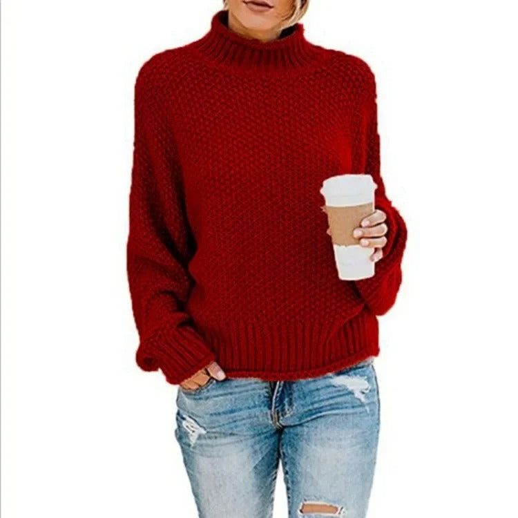LP | Accogliente pullover oversize con scollo a tartaruga