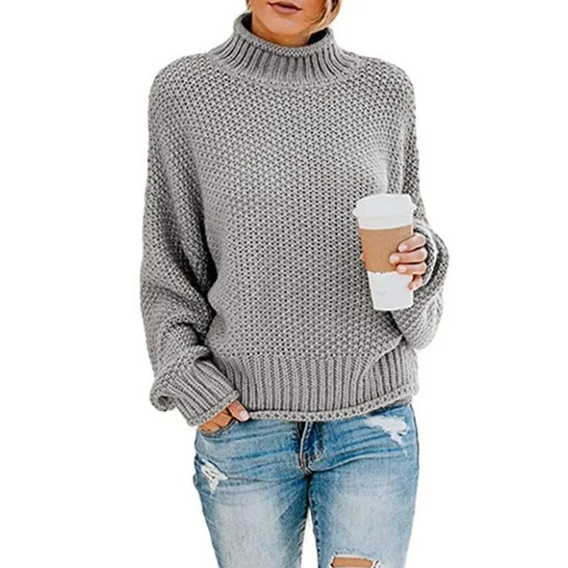 LP | Accogliente pullover oversize con scollo a tartaruga