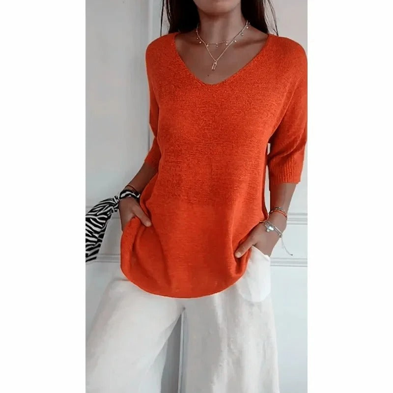 LP | Camicia con scollo a V