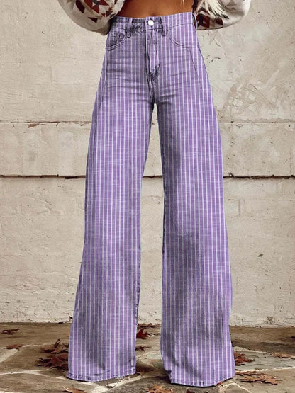 LP | Augusta™ Pantaloni classici a righe con gambe larghe