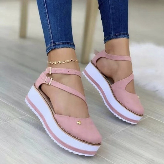 LP | Sandali con zeppa chic