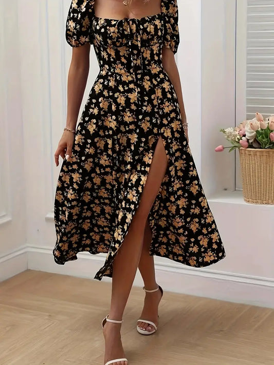 LP | Abito chic con spacco per la primavera e l'estate