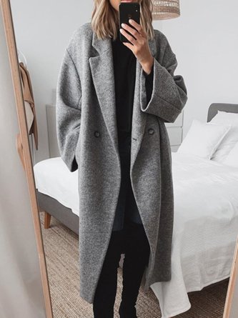 LP | Cappotto lungo oversize in misto lana