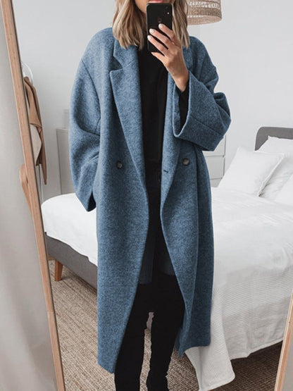 LP | Cappotto lungo oversize in misto lana