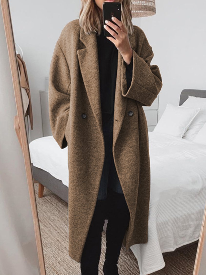 LP | Cappotto lungo oversize in misto lana