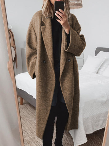 LP | Cappotto lungo oversize in misto lana