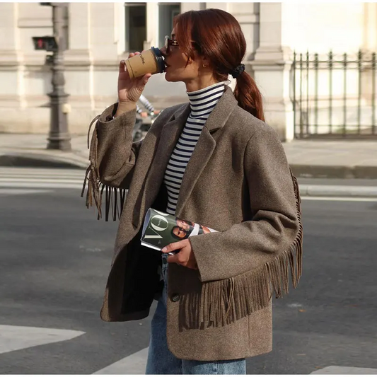 LP | Blazer con collo a revers per donna